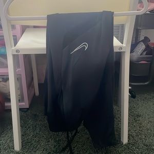 Black/gray Nike joggers